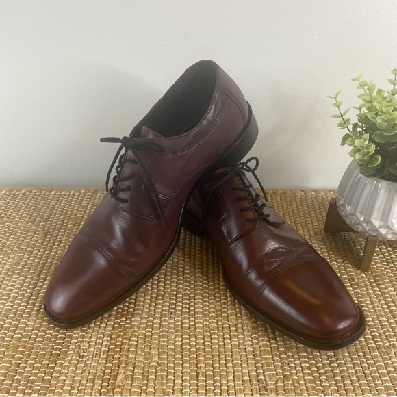 J Murphy by Johnston & Murphy Other - Men’s J Murphy by Johnston & Murphy Burgundy Lace Up Dress Shoes Size 12